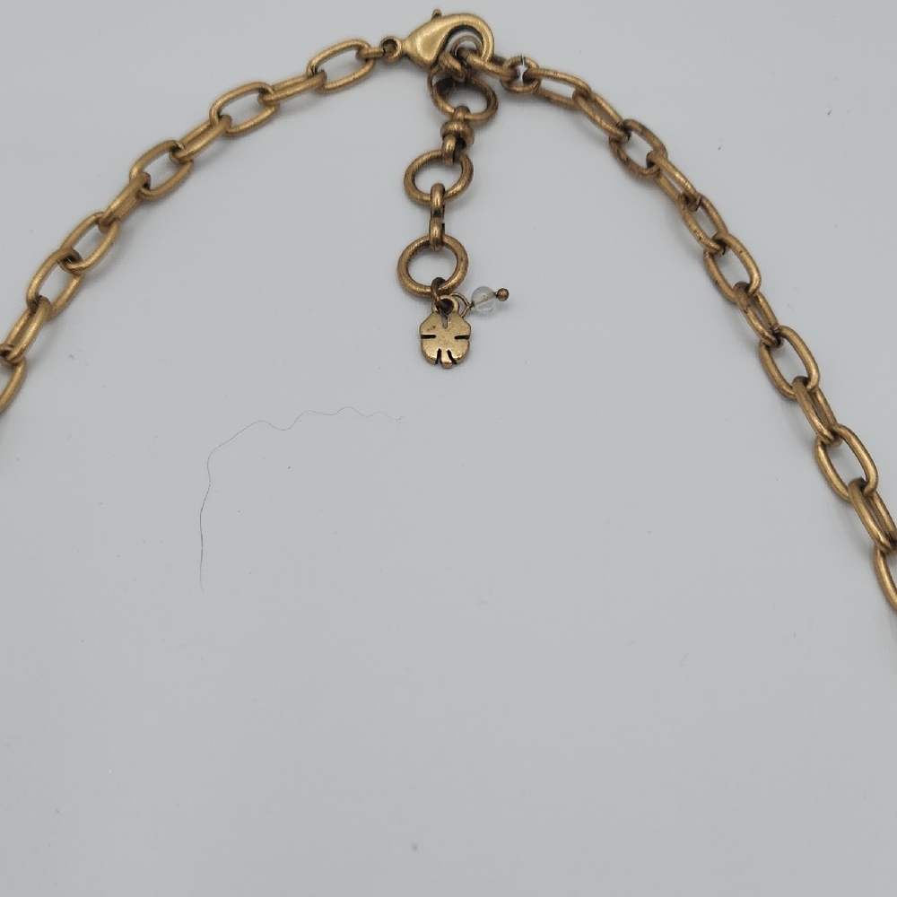 Lucky Brand Gold and Turquoise Necklace - Picture 6 of 13